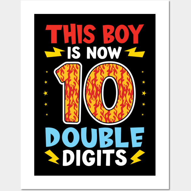 This boy is now 10 double digits Wall Art by Peco-Designs